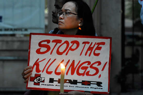 Filipino rights abuse victims launch anti-killing crusade