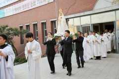 Our Lady of Fatima statue tours South Korea