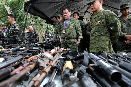Philippine crackdown sought on illegal guns