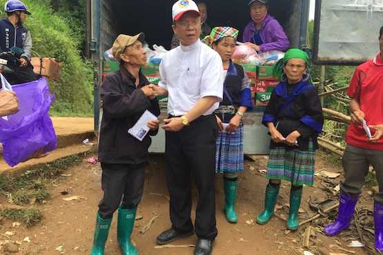 Caritas delivers aid to flood victims in Vietnam's northwest