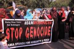 Indian Muslims express solidarity with Rohingya people