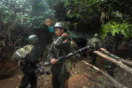 Two civilians die, thousands trapped in Myanmar conflict