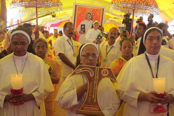 Thousands venerate slain Indian nun on first feast day