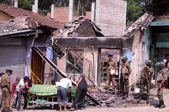 Sri Lanka on lockdown after religious violence