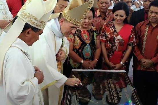 Indonesia's Apostolic Nuncio consecrates new parish church