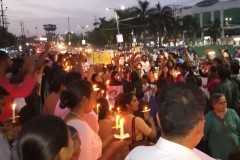 Protesters march against India's rape crisis