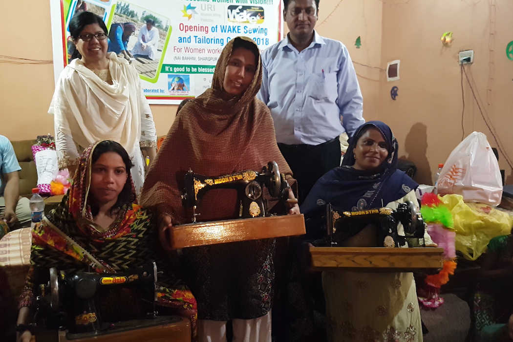 Gift of sewing center for Pakistani mothers