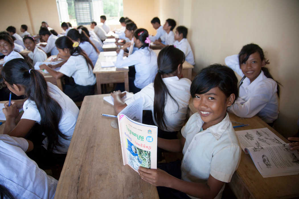 A stitch in time for poor Cambodian students