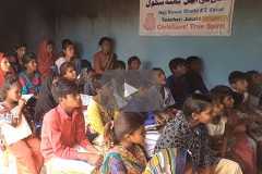 Children working at kiln get an education