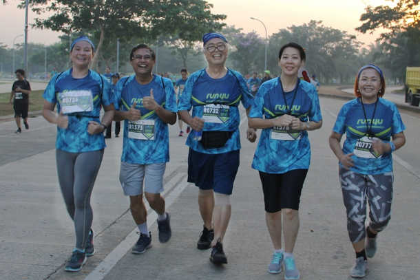 Age no barrier for Indonesian Jesuit charity runner