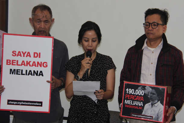 Indonesian activists issue call to free blasphemy victim