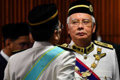 Time to hand in your gun and badge, Mr Najib