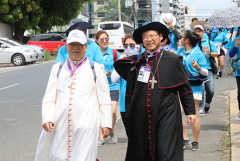 Korean pilgrims march for peace at World Youth Day
