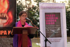 Filipino journalists launch book on Marcos dictatorship