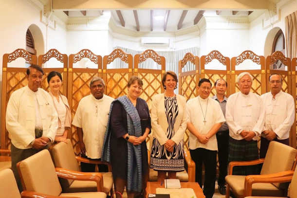 UN envoy meets Myanmar interfaith leaders