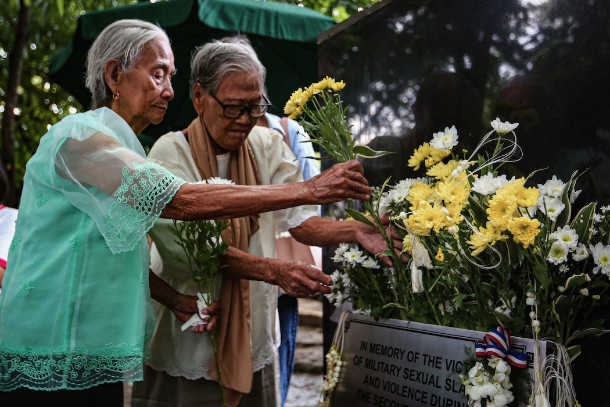 Marker in honor of Filipino 'comfort women' unveiled 