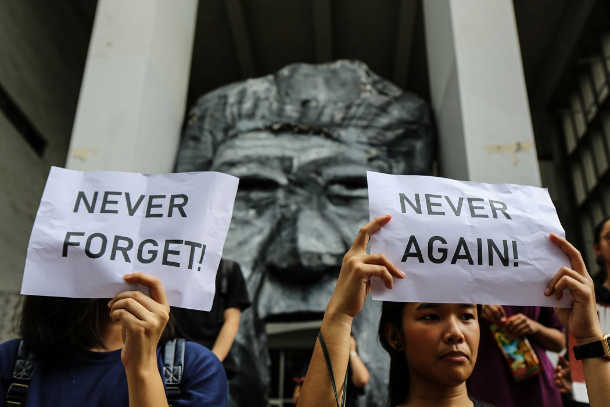 Church leaders warn Filipinos of martial law 'horrors'