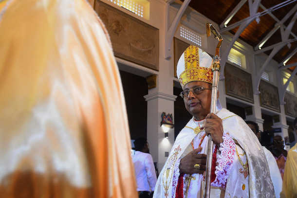 Sri Lankan cardinal upset to be dragged into politics