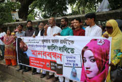 16 get death sentence in Bangladesh for student's murder