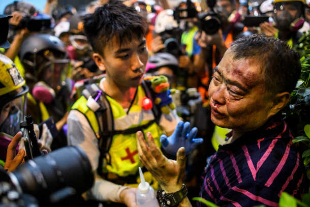 Hong Kong's hardcore run amok but numbers dwindle