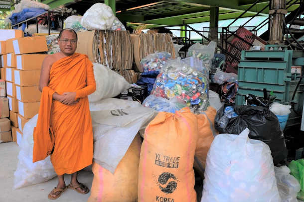 From plastic bottles to monks' robes