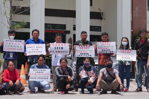 Indonesian rights groups call for release of farmers