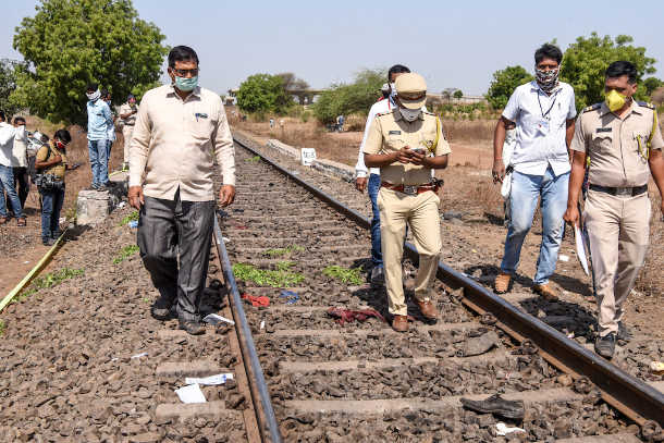 Indian migrants' misery exposed in train crushing 16 to death
