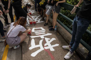 Protesting Hong Kong students in Beijing's crosshairs