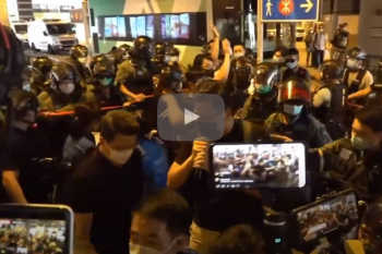 Hong Kong protesters mark mob attack