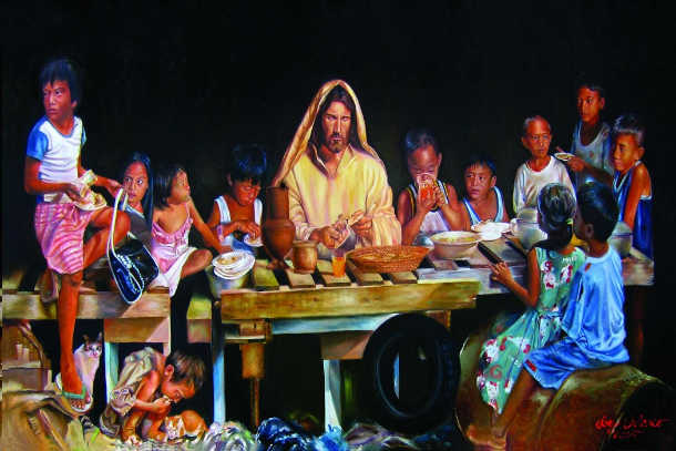 A Table of Hope: a modern-day depiction of the Last Supper
