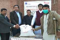 First Lady helps Caritas Pakistan with food for disabled