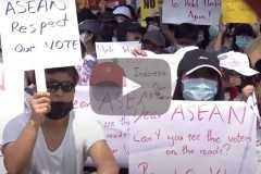 Myanmar protesters urge Indonesia not to support junta