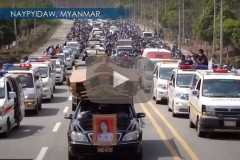 Thousands gather for funeral of Myanmar coup protester