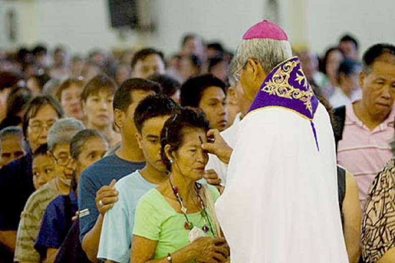 Philippine diocese sends Ash Wednesday home UCA News