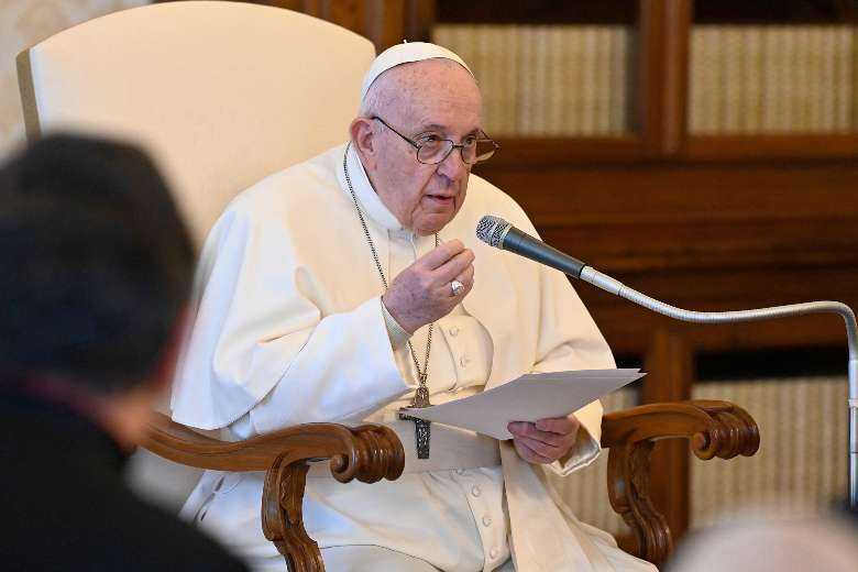 Faith is bolstered by prayer, not money or power, says pope