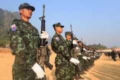 Karen refugees mobilize on Thai border to fight Myanmar army