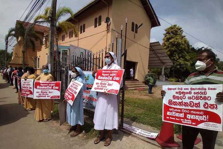 Priests, nuns oppose environmental destruction in Sri Lanka
