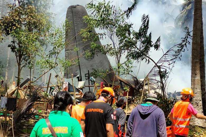 Death toll in Philippine military plane crash rises to 50
