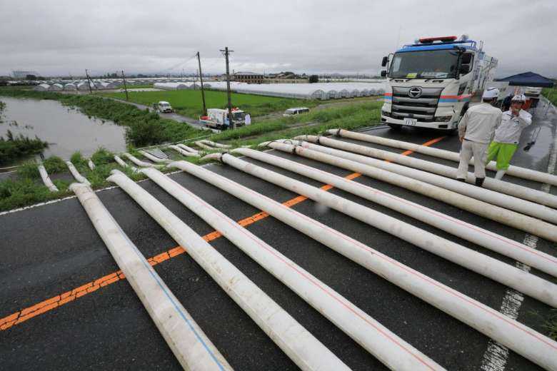Thousands urged to evacuate as heavy rain batters Japan