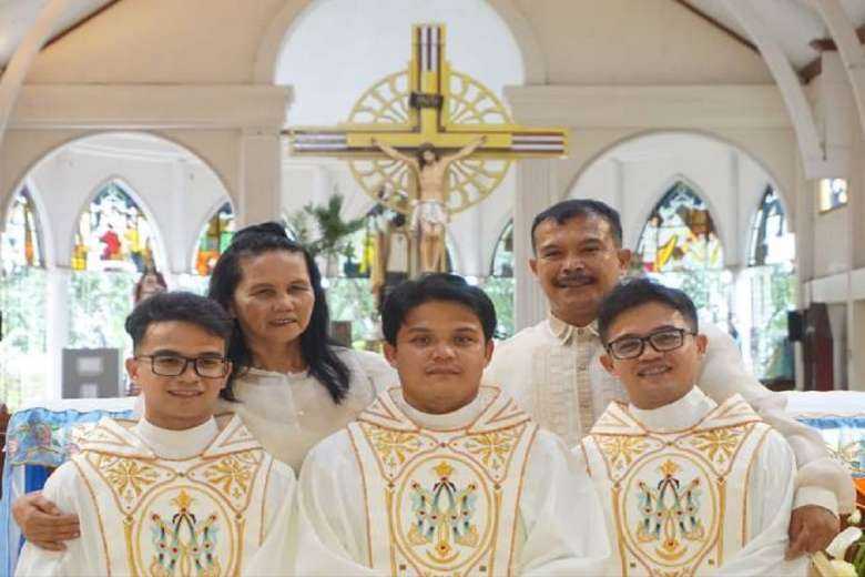 Philippine Church turns three brothers into fathers 