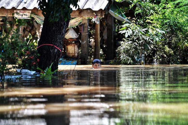 Historic temples bear brunt as monsoon floods hit Thailand