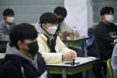 Hush falls on South Korea as students sit grueling exam