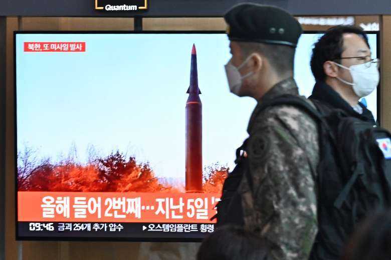 North Korea fires second suspected missile in less than a week