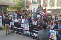 Christians protest killing of pastor in Peshawar