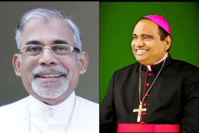 Archbishop Filipe Neri Ferrao of Goa and Daman (left) and Archbishop Anthony Poola of Hyderabad