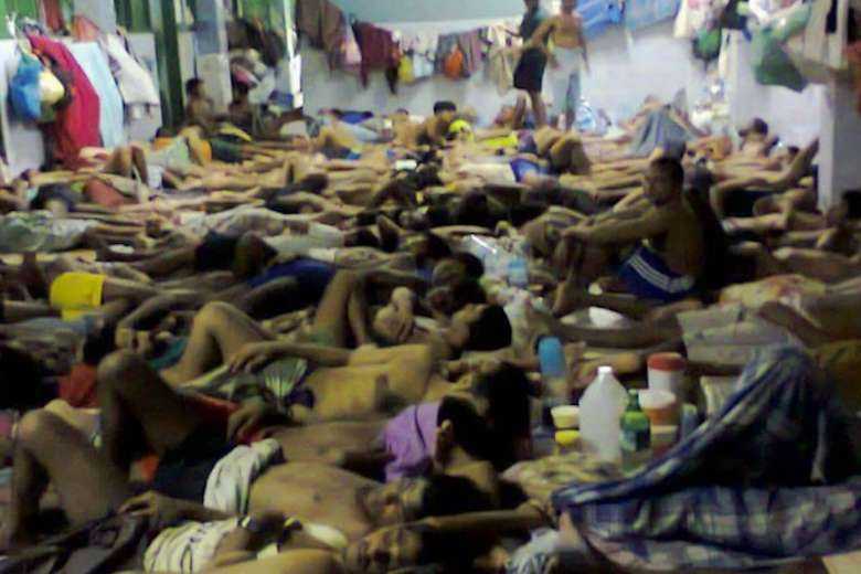 Gross overcrowding at Bangkok's Immigration Detention Center allows at most a space of one meter by 40 centimeters per person to stretch out and sleep. A facility designed to hold no more than 500 detainees often accommodates up to 1,200.