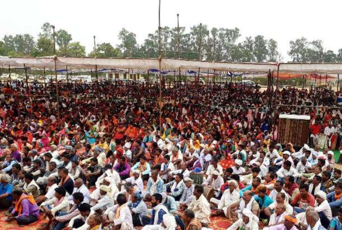 Tribal Christians in Ambikapur Diocese protest against the campaign by Hindu nationalists to remove them as beneficiaries of government welfare schemes in Chhattisgarh, India, on June 12