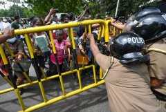 Sri Lankan monk, activists detained by police