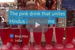 The pink drink that unites Hindus and Muslims