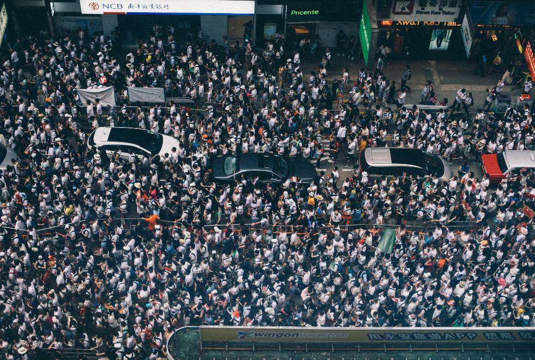 More than 1 million people marched in Hong Kong in protest against the controversial extradition bill in June 2019